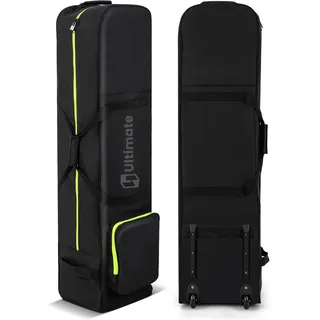 COSTWAY Golf Reisetasche mit Rädern, Golfbag faltbar für Fluglinien mit Schlüssel & Aufbewahrungstasche, Golftasche Golfschlägertasche für Reisen und Flüge, 31,5 x 25,5 x 128cm