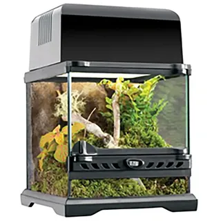 Exo Terra Natürliches Terrarium Nano Breit Für Reptilien - Black - 22 x 22 x 22 cm