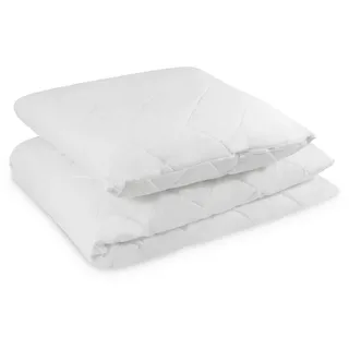 Ehrenkind® Steppbetten-Set 4 Jahreszeiten Baumwolle | Kinder-Decke + Kissen | Standard 100 by Oeko-TEX | Decke 200x135 cm Kissen 80x80 cm