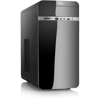 Gaming PC mit Windows 11 Home | AMD Ryzen 3 3200G 4x3.6GHz | AMD Radeon | 500GB M.2 NVMe | 16GB DDR4 RAM | WLAN | Entry Level Computer für Zocker, Gamer Desktop Rechner zum Spielen | A11210
