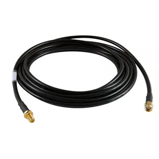 Allnet ANT-CAB-RSMA-M-RSMA-F-50, 0,5 m, LMR-195, R-SMA, R-SMA, Schwarz