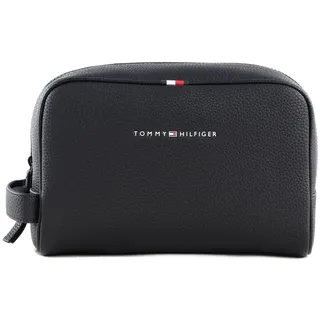 Tommy Hilfiger Essential Pu Wash Kulturbeutel Black One Size