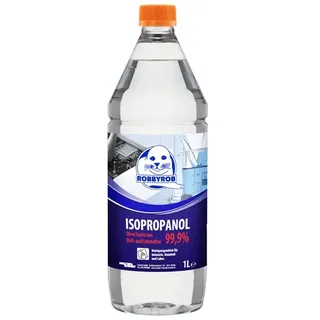 Robbyrob Isopropanol 1 L PET Flasche 99,9 %ig, Duft- und Farbstofffrei