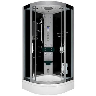 AcquaVapore Dampfdusche Duschtempel Sauna Dusche Duschkabine D46-63T3-EC 100x100