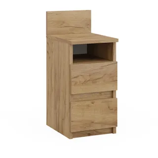 Vicco Nachtschrank Monty 25 x 59,1 x 591 cm Eiche