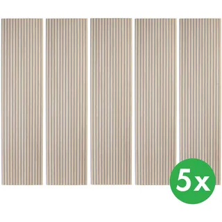Akustikpaneel aus Holz, 2400 x 600 mm, B2BP003, 5 Stk, Eiche