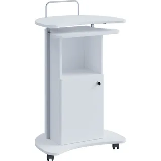 VCM my office Stehpult höhenverstellbar Komil weiß