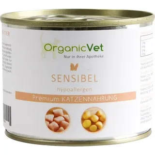 organicVet Sensibel Nassfutter für Katzen 200 g