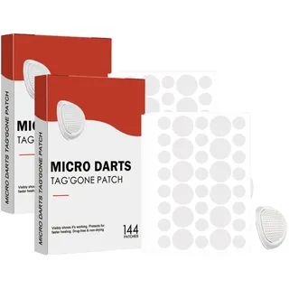 Aoseiens MicroDarts TAG'Gone Hautpflaster, Natürlich Nano-Pickel Pflaster, Micro Pickelpflaster, Anti-Akne-Pflaster zum Abdecken von Pickeln und Hautunreinheiten für Alle Hauttypen