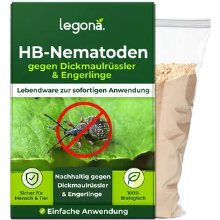 HB-Nematoden gegen Dickmaulrüssler und Engerlinge