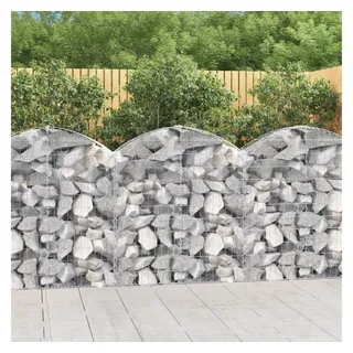 vidaXL Gabione mit Hochbogen 100 x 30 x 120 cm