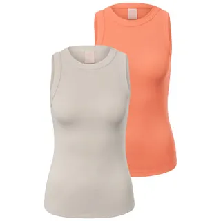 Tchibo - 2 Sporttops - Orange - Gr.: S - orange - S