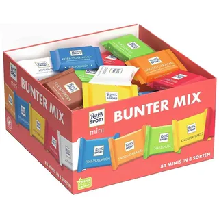 Ritter Sport Mini Mix Schokoladenmix 84 Stück 1.000 g