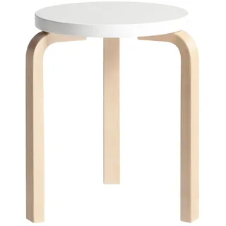 Artek - Hocker 60, weiß lackiert