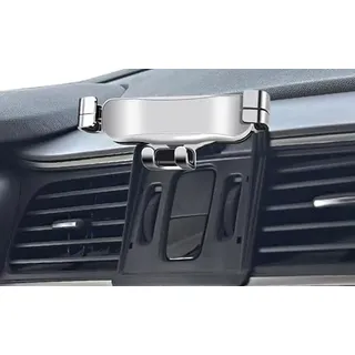 QCHIAN Handyhalterung Auto für Renault Kadjar 2015 2016 2017 2018 2019-2023, Kfz Handyhalterung Auto Lüftung Halter, 360° Drehbar Handy Halterung, Stabil Smartphone Halterung Auto Zubehör,B Silver