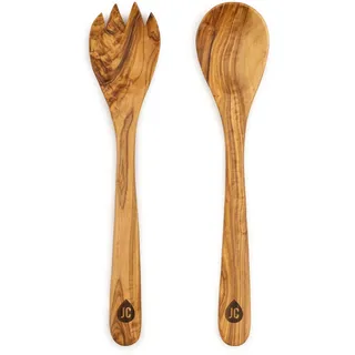 JC Olivenholz - Premium Salatbesteck