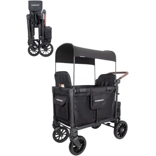 wonderfold W4 Luxe Pro KinderVan Jet Black, Schwarz