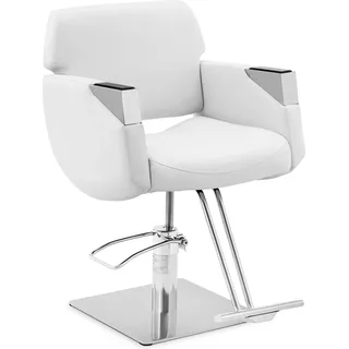 Physa Friseurstuhl mit Fußstütze Barber-Stuhl 200 kg Penryn White