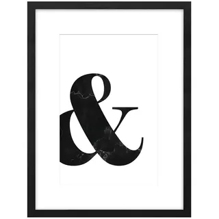 INTERTRADING Iceland Bilderrahmen schwarz 30x40 cm 3er Set