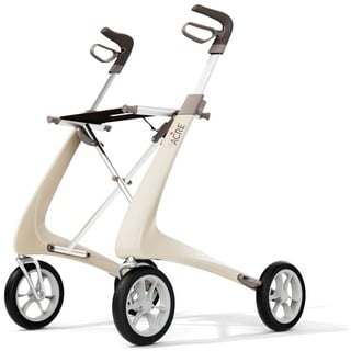 byAcre Carbon Ultralight Komfort Rollator perlweiß