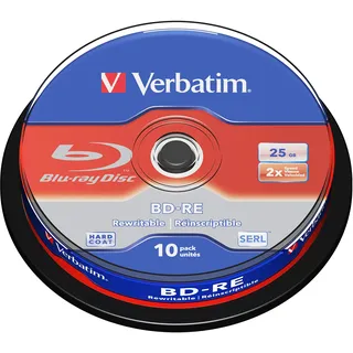 Verbatim BD-RE 25GB 2x 10er Spindel