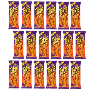 Takis Volcano gerollte Chips Cheese + Chilli, 18er Pack (18 x 100g)