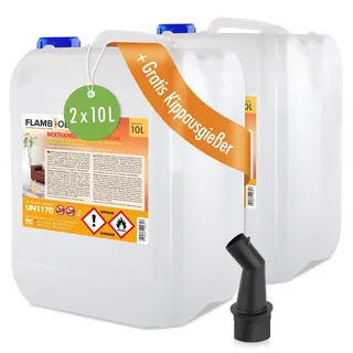 Höfer Chemie Flambiol Bioethanol 96,6% Premium 10 l 2 St.