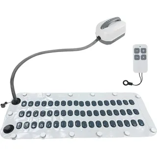 AQQHSAIN Bubble Bath Mat Electric Portable Spa Bathtub Non-Slip Mat Waterproof Full Body Massager with Suction Cup Bottom Adjustable Bubble Bath Thermal Massager Machine