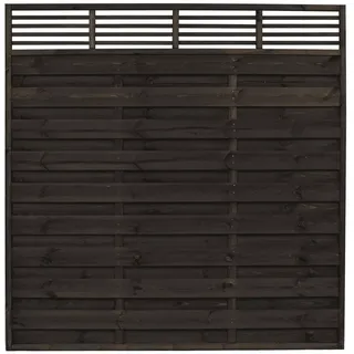 Andrewex Sichtschutzzaun Wien 180 x 180 cm Kiefer grau