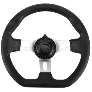 YUEHISY Lenkrad für Go-Kart-, 270-mm-Kompakt-Rennrad mit Ergonomischem Griff, Universeller Ersatz für Rennwagen, Off-Road-, Sand Rail, Utility-Kart