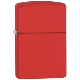 Zippo 233 Classic Feuerzeug, Red Matte, 5, 5cm, 13 x 5,6 x 2,8 cm