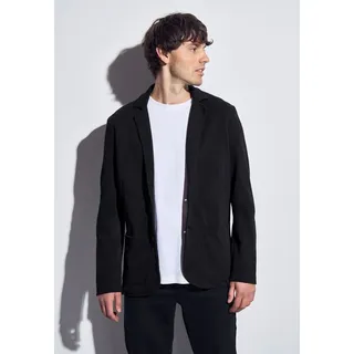 STREET ONE MEN Sakko aus reiner Baumwolle schwarz XXL (46)