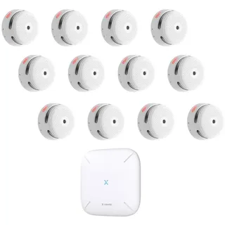 X-Sense FS121 Weiß inkl. Basisstation SBS50 12 St.