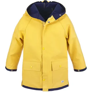 Friesennerz FRIESEN Original Büro oder Watt? - Unisex Regenjacke Regenmantel in Gelb Kinder Größe 92 - 92