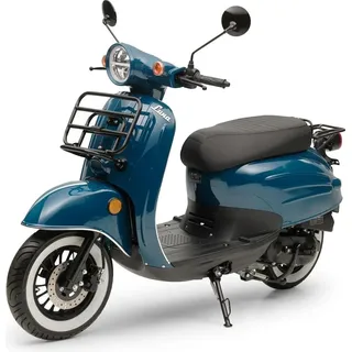 Burnout Motorroller 50 ccm Burnout Luna Ozeanblau 25 kmh - Blau