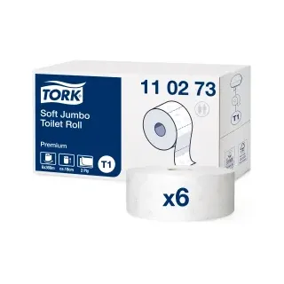 TORK Premium Soft 2-lagig Recyclingpapier, 6 Rollen