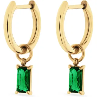 FAVS Creolen FAVS Edelstahl grün 88589815