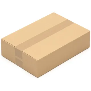 Faltkarton 350 x 250 x 100 mm einwellige Kartons DHL-Päckchen S (Außenmaß)