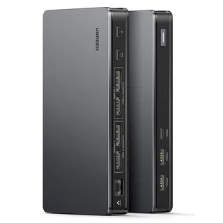 UGREEN Revodok Pro 209 Displaylink Docking Station Dual Display (2HDMI+2DP 4K@60Hz) für macOS M1 M2 MacBook & Windows (mit integriertem Treiber), kompatibel mit M4 Pro Mac mini