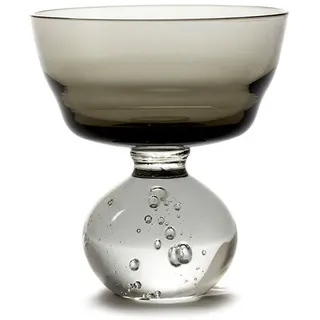 Serax Bela Silva Trinkglas ETERNAL SNOW - grau - Größe M