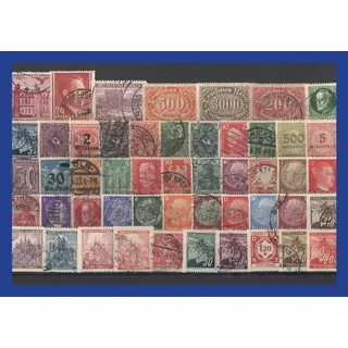Rewa Collection 50 verschiedene Briefmarken Deutsches Reich