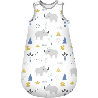 Mosebears Baby Winter Schlafsack Kinderschlafsack 2.5 Tog Schlafsack aus 100% Baumwolle Verschiedene Größen von der Geburt bis zum Alter von 24 Monaten Ganzjährig