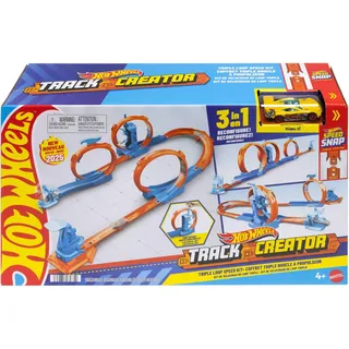 Hot Wheels Track Creator Dreifach-Looping-Pack JDW39