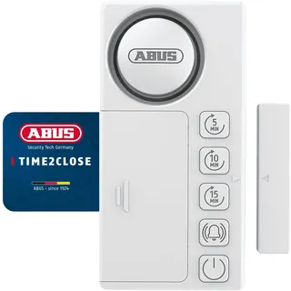 ABUS Mini-Alarmanlage Time2CloseTM Weiß 115 dB ABTC10000