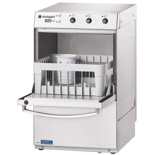 Stalgast Gläserspülmaschine AQUA A3 mit Klarspülmitteldosierpumpe, Korbgröße 350x350 mm