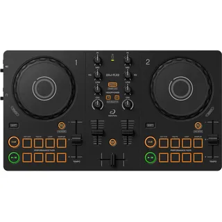 alphatheta DDJ-FLX2 Kompakter 2-Kanal DJ-Controller, Schwarz