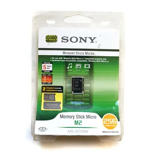 Speicherkarte M2 Memory Stick Micro SONY 256MB-512MB-1GB-2GB