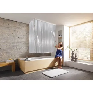 KLEINE WOLKE Eckduschrollo 134 x 240 cm Milky