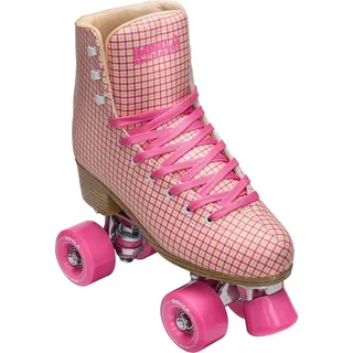 IMPALA QUAD SKATE Kinder Rollschuh pink tartan - 38