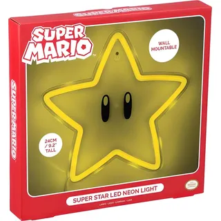 Paladone Super Mario Stern LED Neon Wandleuchte